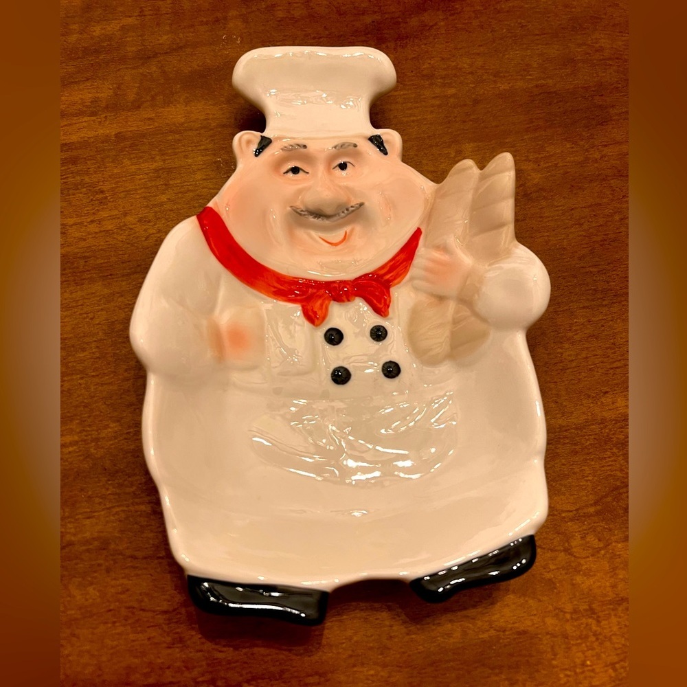 VINTAGE Campbells Soup Chef Spoonrest!